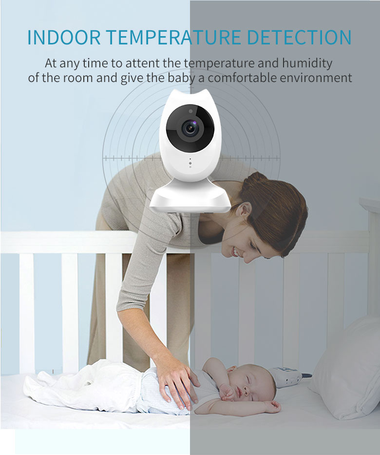 4.3 inch HD display wireless 2.4G baby monitor